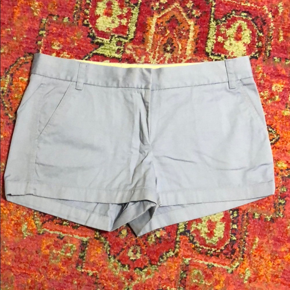 Periwinkle Blue Jcrew Chino Shorts